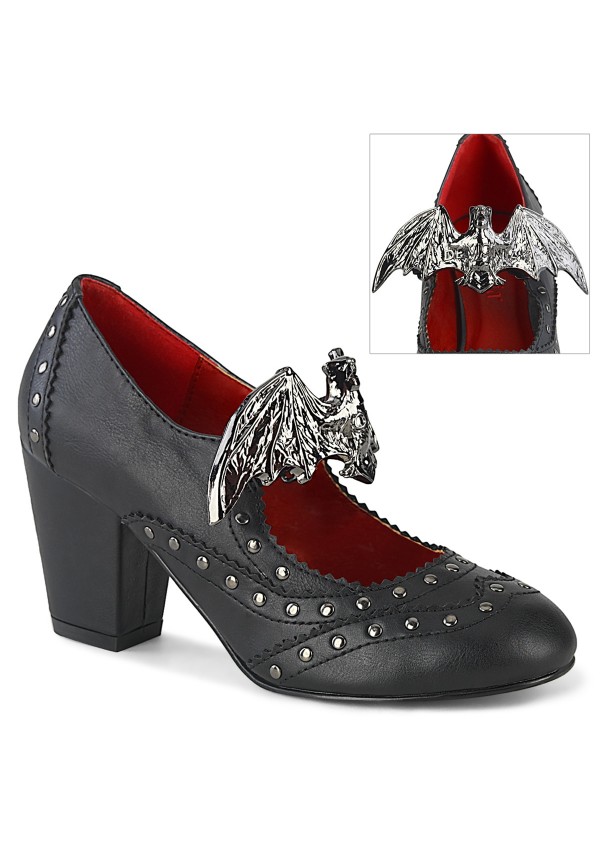 Bat Strap Vivika Wingtip Pumps