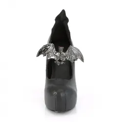 Demon Bat Black Mary Jane Pumps