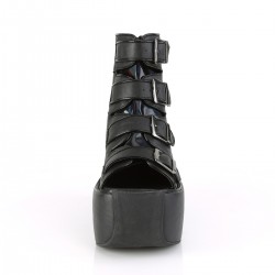 Violet Peep-Toe Ankle Boots for Women