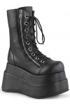 Bear Black Matte Womens Platform Boots