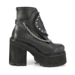 Assault Black Rose Womens Ankle Boots