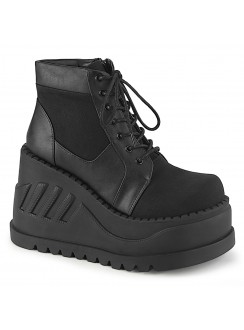 Stomp Black Womens Platform Sneaker