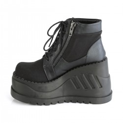 Stomp Black Womens Platform Sneaker