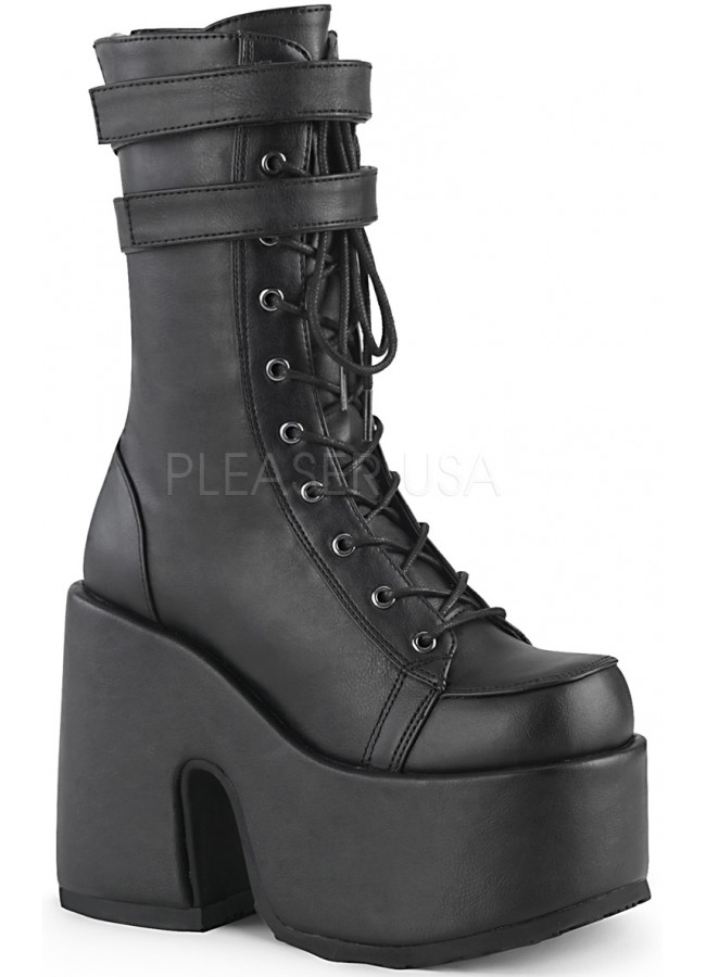 goth chunky boots