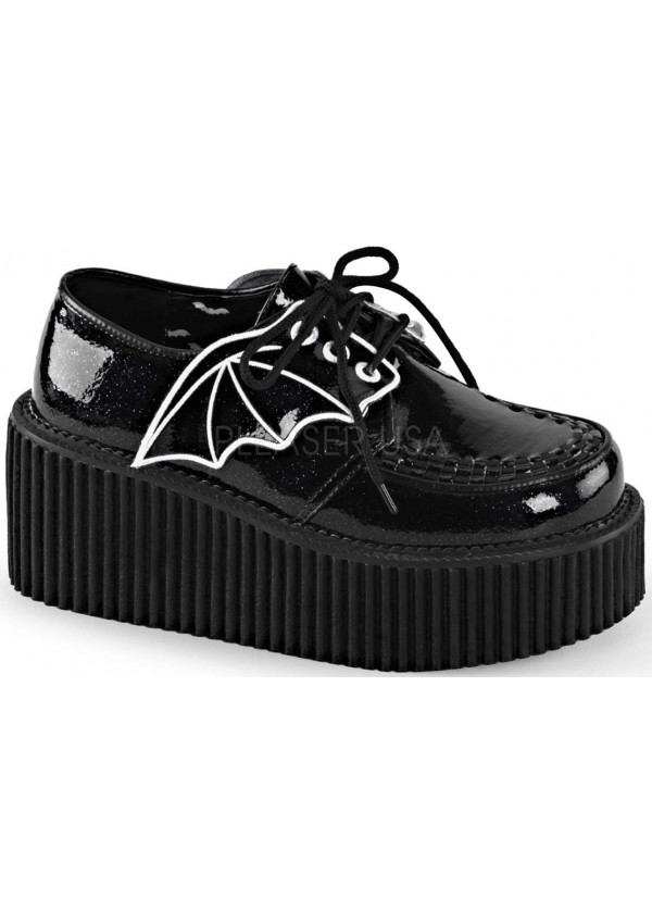 Black Bat Wing Creepers for Women