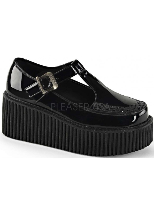 womens black creepers