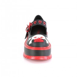 Slacker Black and Red Platform Mary Jane