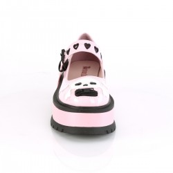 Slacker Pink and Black Platform Mary Jane