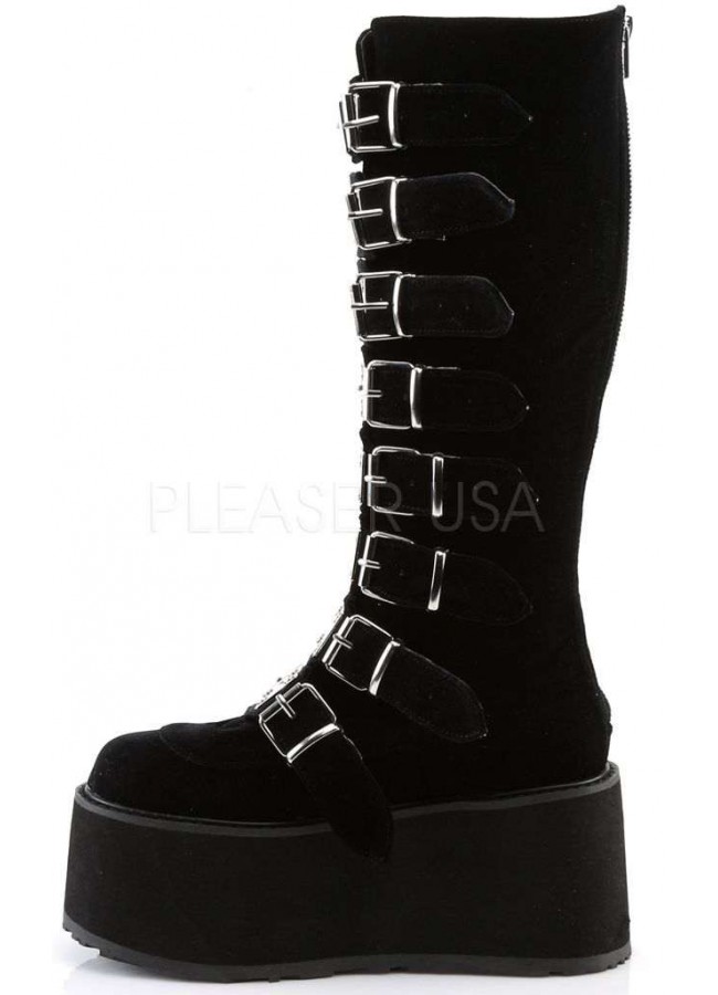 wide goth boots