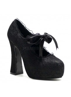 Black Lace Demon Elegant Mary Jane
