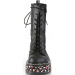 Emily Floral Platform Mid-Calf Boots