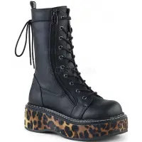 Emily Leopard Platform Mid-Calf Boots