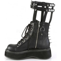 Emily Heart Cage Calf High Womens Boots