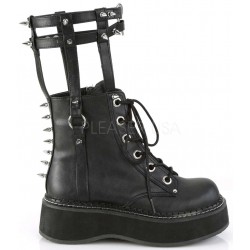 Emily Heart Cage Calf High Womens Boots