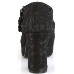 Black Lace Double Strap Gothika Mary Jane