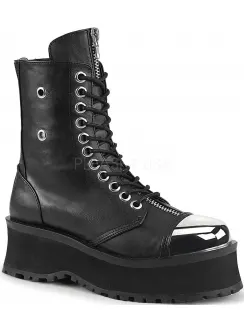 Gravedigger Mens Platform Ankle Boots