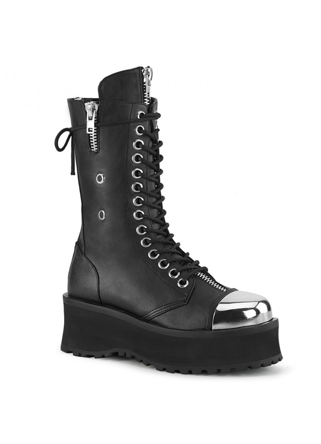 mens platform combat boots