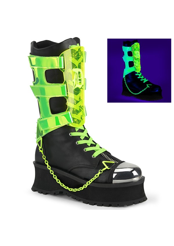 Gravedigger Mens Cyber Goth Boots