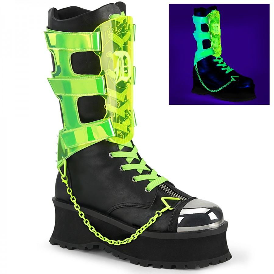 Long goth boots deals