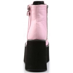 Kera Pink Platform Ankle Boots