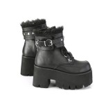 Ashes Black Hobble Boots with Removable Ankle Cuffs