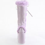 Lavender Camel-311 Platform Knee Boot