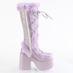 Lavender Camel-311 Platform Knee Boot
