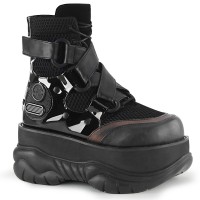 Neptune Black Holographic Mens Shoes Festival Rave