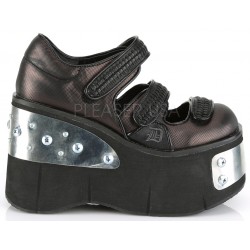 Kera Womens Platform Mary Jane with Metal Plates