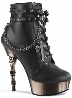 Charmed Spine Heeled Muerto Ankle Boots