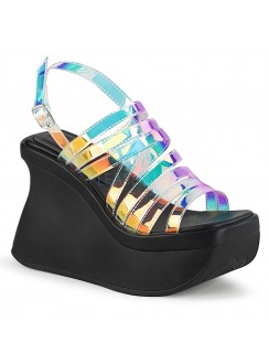 Pace Mirror Multi-Strap Platform Sandal