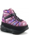 Neptune Pink Holographic Mens Shoes