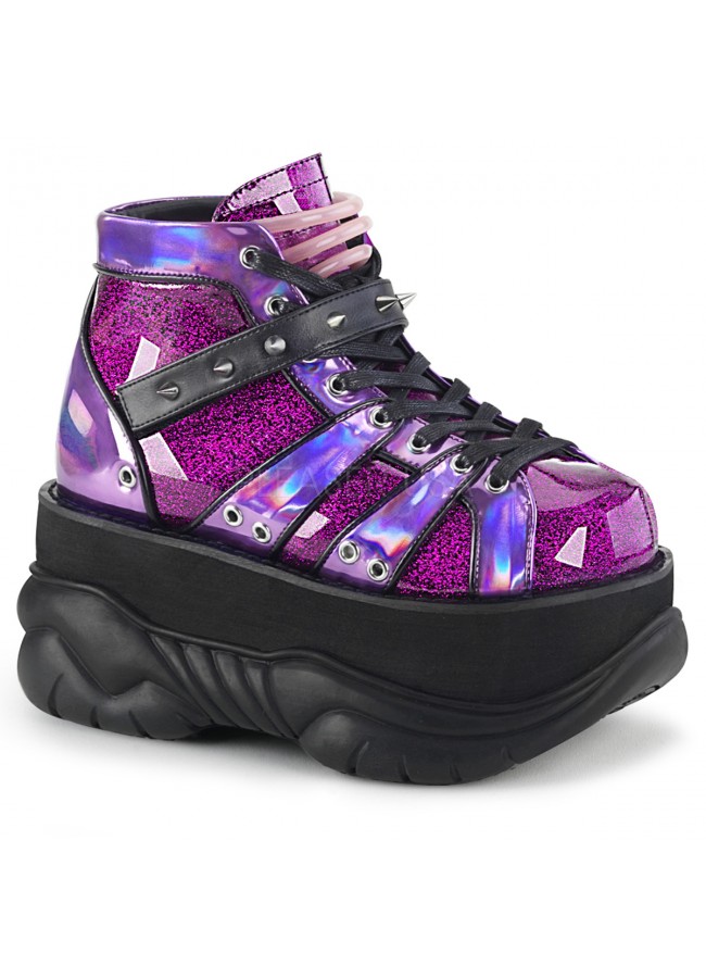holographic platform boots