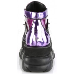 Neptune Purple Holographic Mens Shoes