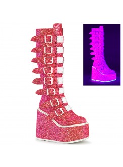 Swing Pink Glitter Women's Platform Boot