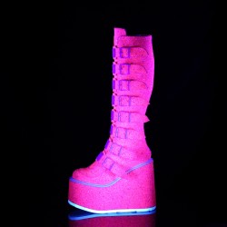 Swing Pink Glitter Women's Platform Boot