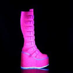 Swing Pink Glitter Women's Platform Boot