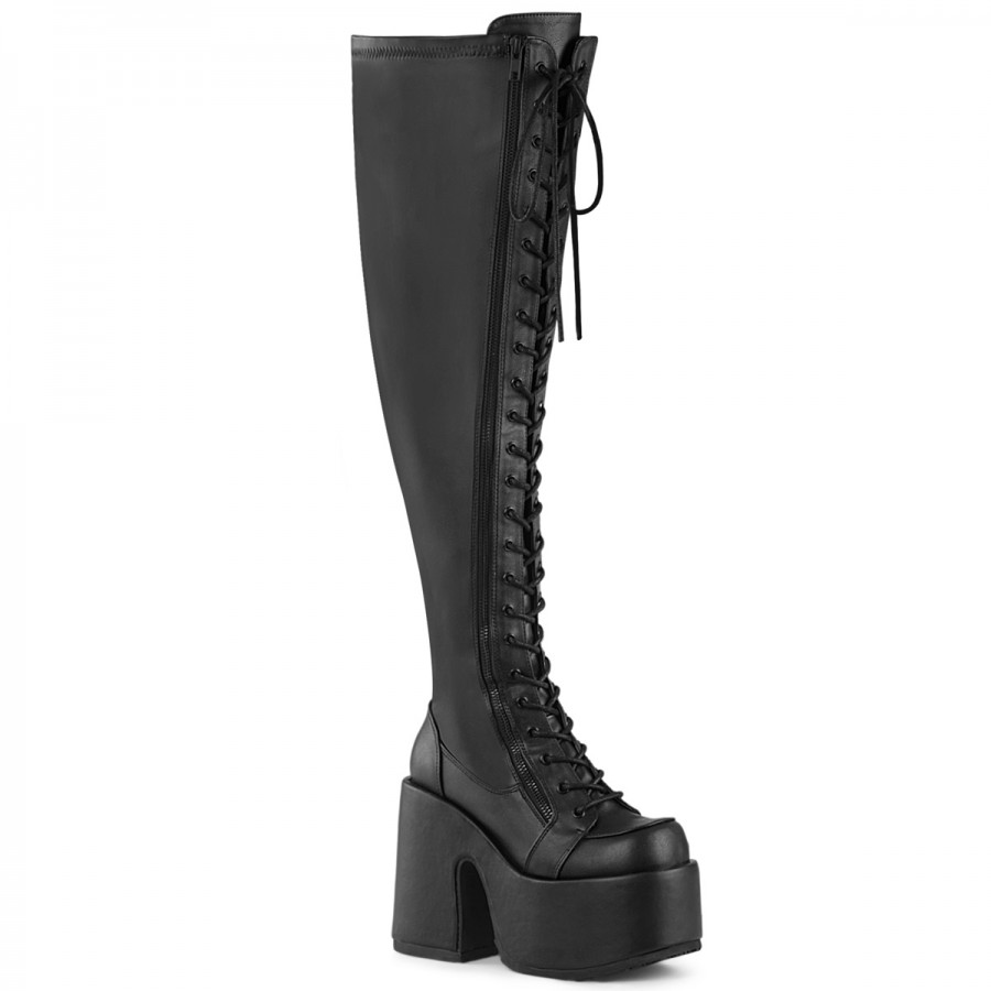 Plus size platform boots deals
