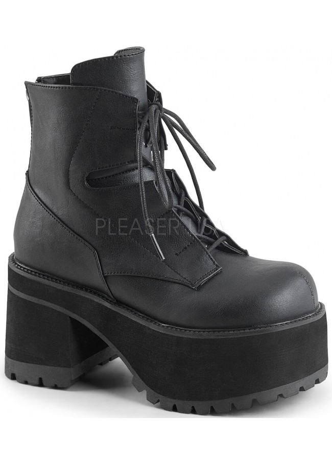 platform combat boots