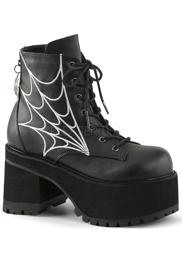 Webbed Ranger Womens Gothic Platform Boots