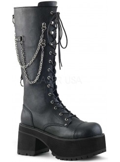 Mens Boots and Unisex Gothic Boots for Men Biker Boots Combat Boots