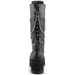 Ranger Mens Knee High Combat Bootswith Chains