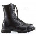Rocky-10 Mens Leather Combat Boots | Demonia