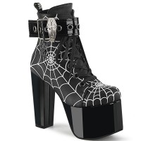 Spiderweb Torment Boots with Coffin Buckle