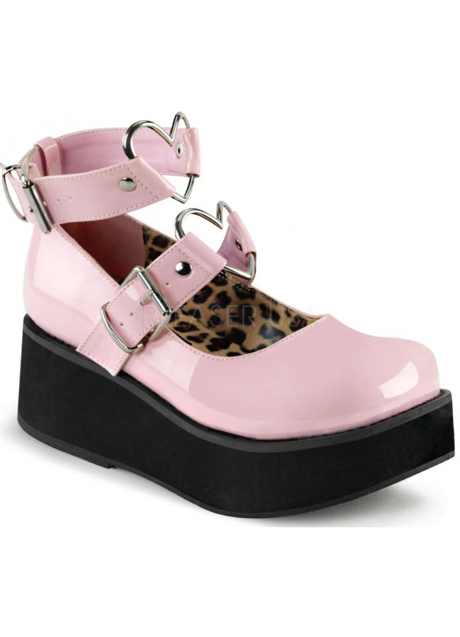 light pink mary jane shoes