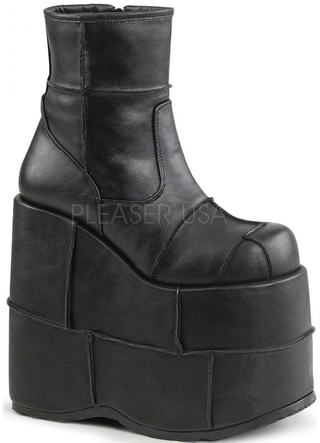 mens platform motorcycle boots