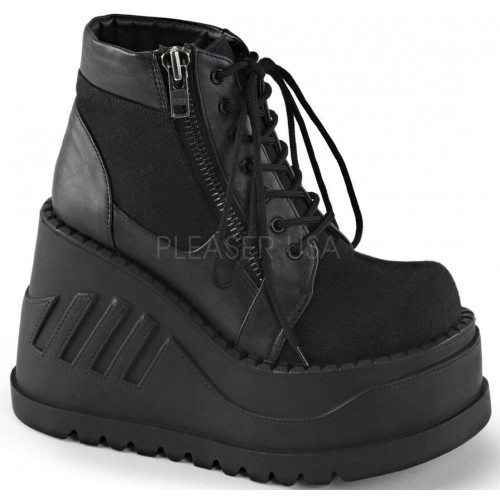 Stomp Zippered Womens Platform Sneaker Boot - Womens Platform Ankle Boot
