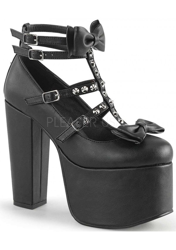 Torment T-Strap Platform Mary Jane Pump