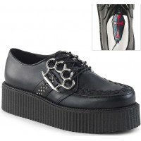 Knuckle Buster Faux Leather Mens Creeper Loafer