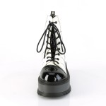 Spiderweb White Slacker Ankle Boots